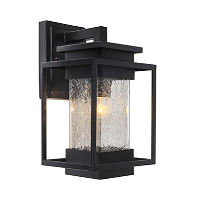 Radiant Wall Light Outdoor Sand Black 1x E27
