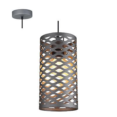 ***Pendant Metal 130mm Grey E27 1x40w - Livestainable.co.za