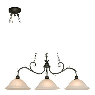 ***Pool 3 Lt Pendant Charcoal E27 3x60w - Livestainable.co.za