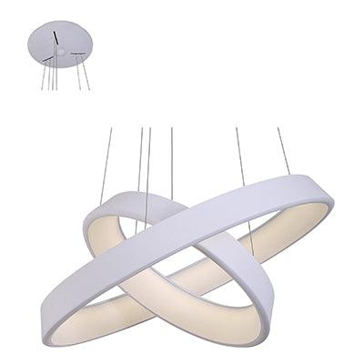 ***Pendant Aluminium White Led 1x20w & 1x33w - Livestainable.co.za