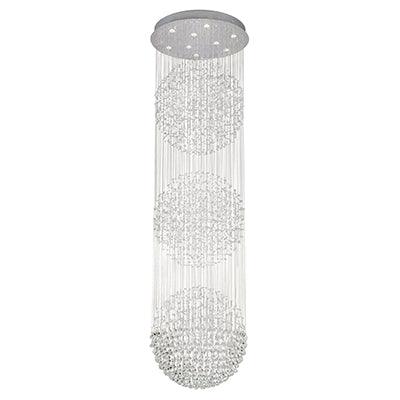 9 Lt Chandelier Crystal Chrome Gu10 9x50w - Livestainable.co.za