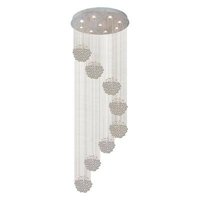 9 Lt Bell Chandelier Crystal Chrome Gu10 9x50w - Livestainable.co.za