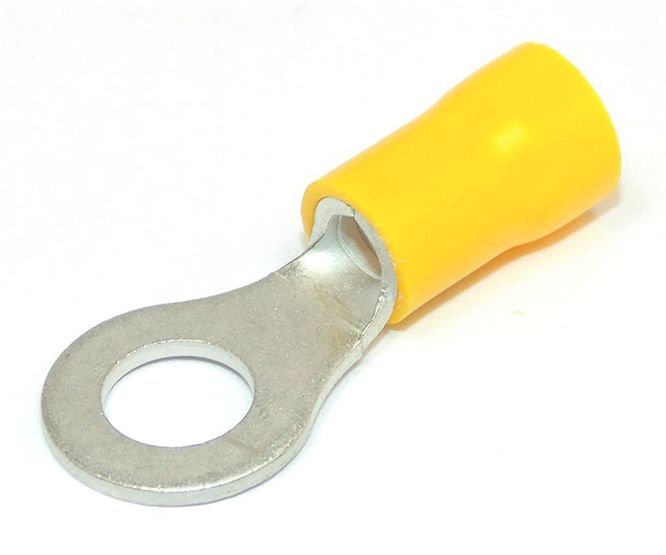 Terminal Pre Ins Ring Lug Yellow R=5.3mm Rv 5.5 5