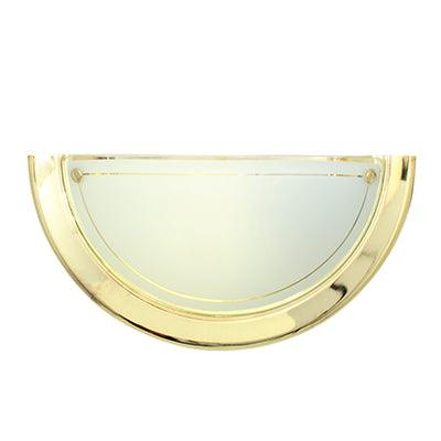 ***Gym Wall Light Brass & White E27 1x60w 280mm - Livestainable.co.za