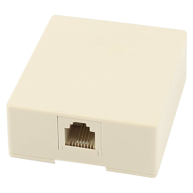 Rj11 Surface Mount Box 6 P4 C Beige Sa6 P4 C