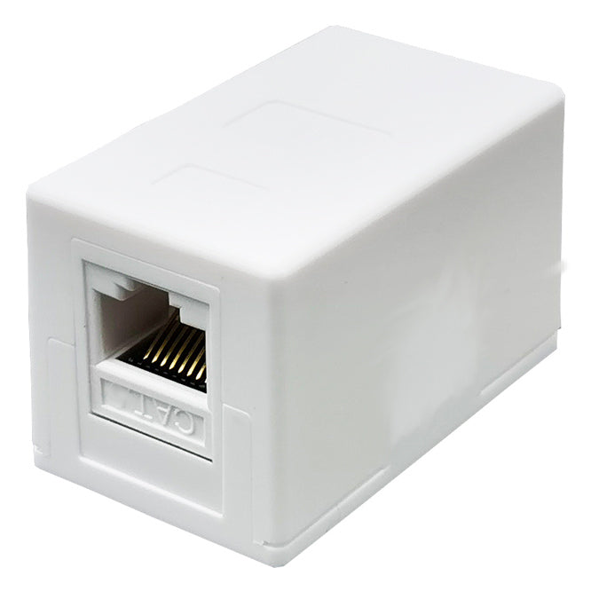 Rj45 Mini Cat5e Surface Ethernet Box Single Port White Sa8 P8 C5 Z