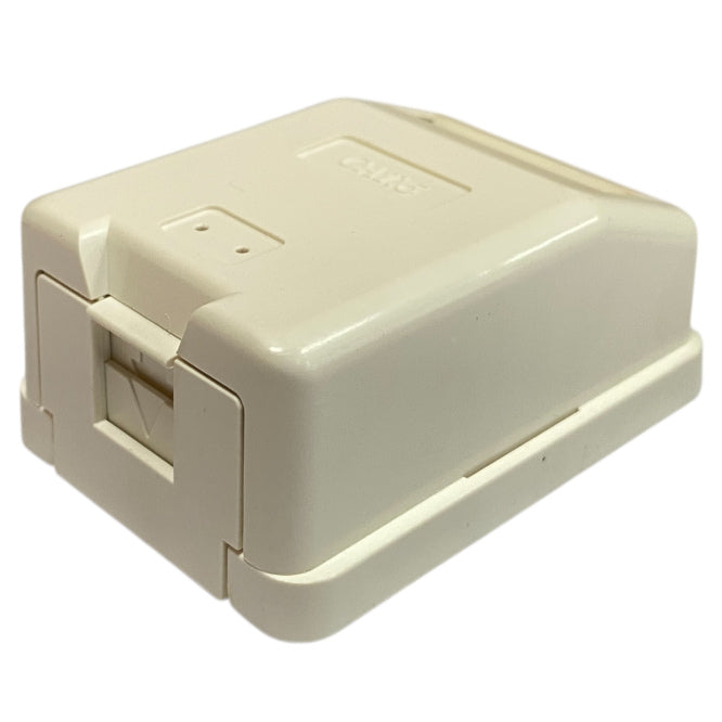 Cat6 Surface Box Single Port White Sa8 P8 Cdk