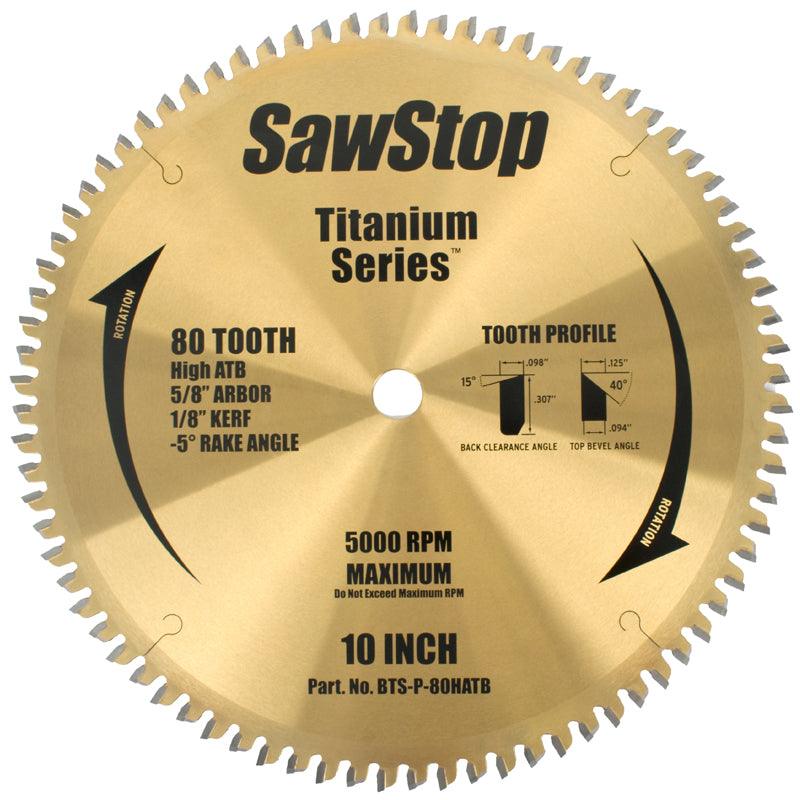 Tct Saw Blade 254 Mm X 80 T X 16 Mm Cross Cut Titanium Series - Livestainable.co.za