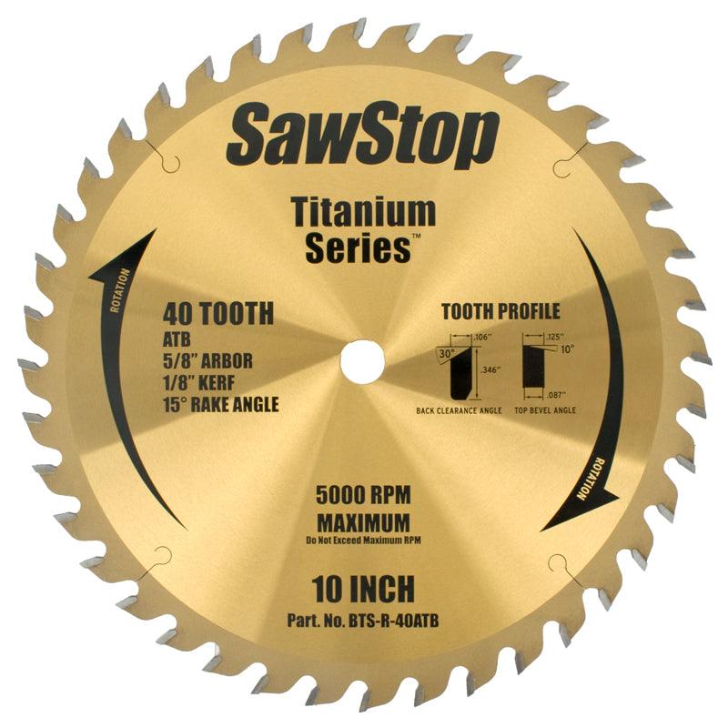 Tct Saw Blade 254 Mm X 40 T X 16 Mm Comb. Titanium Series - Livestainable.co.za
