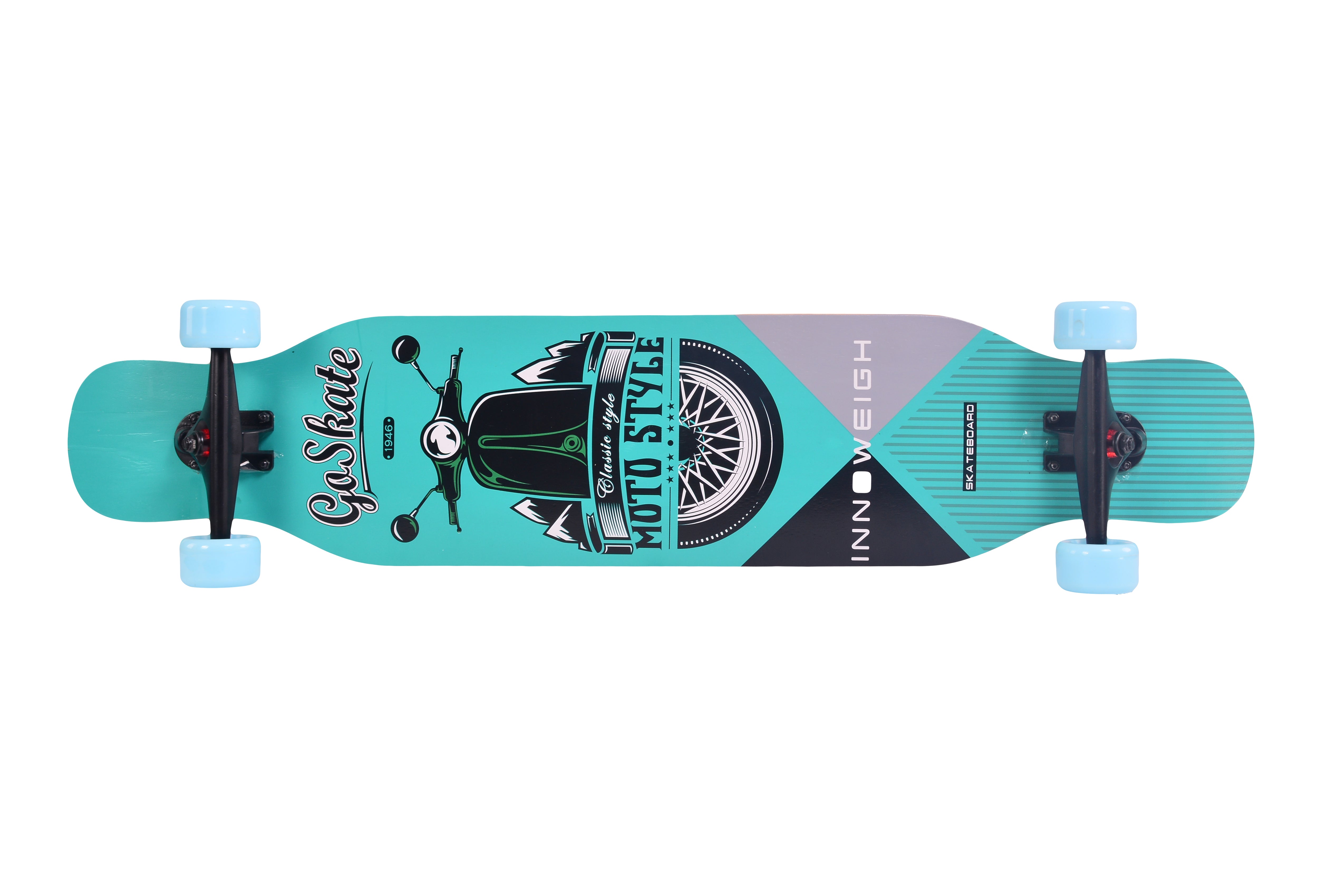 Skateboard Moto Style 42" Maple Board 115 X 27 X 31cm - Livestainable.co.za