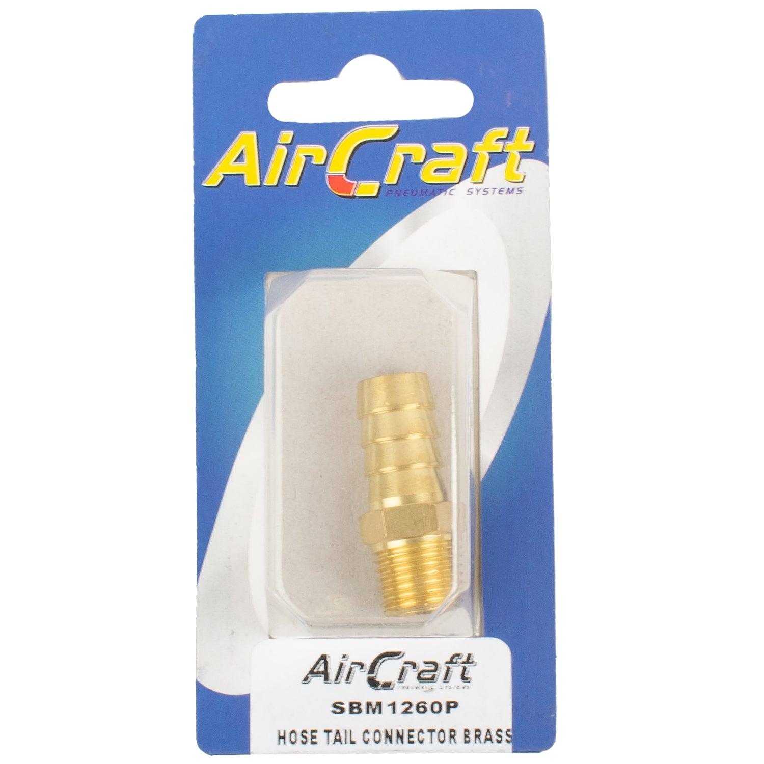 Hose Tail Connector Brass 1/4 Mx12 Mm 1 Pc Pack - Livestainable.co.za