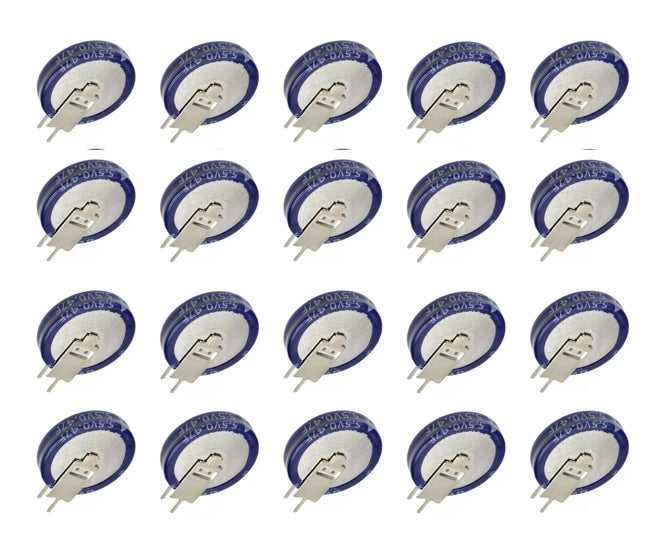 Super Capacitor Radial Vert D/L 1.0 F 5.5 Vdc P=5 18.5x5 100 P/Bag Se 5 R5 D105 Vyv3 C