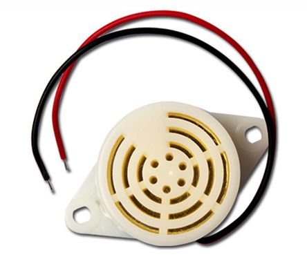 Piezzo Buzzer 3 V 24 V D=30mm W/Leads Self Driven 100/Box Sfm27 1