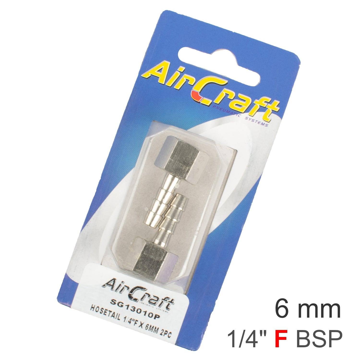 Hosetail 1/4'f X 6 Mm 2 Pc Pack - Livestainable.co.za