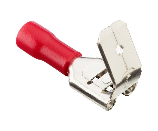6.35mm Red Nylon Pre Insulated Piggyback Terminal Red 500/Bag Pbddn 1.25 250