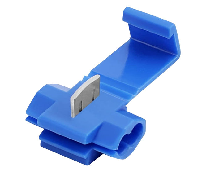 1.3 1.6mm Y Type Splice Terminal In Line Blue Stripping Kw5