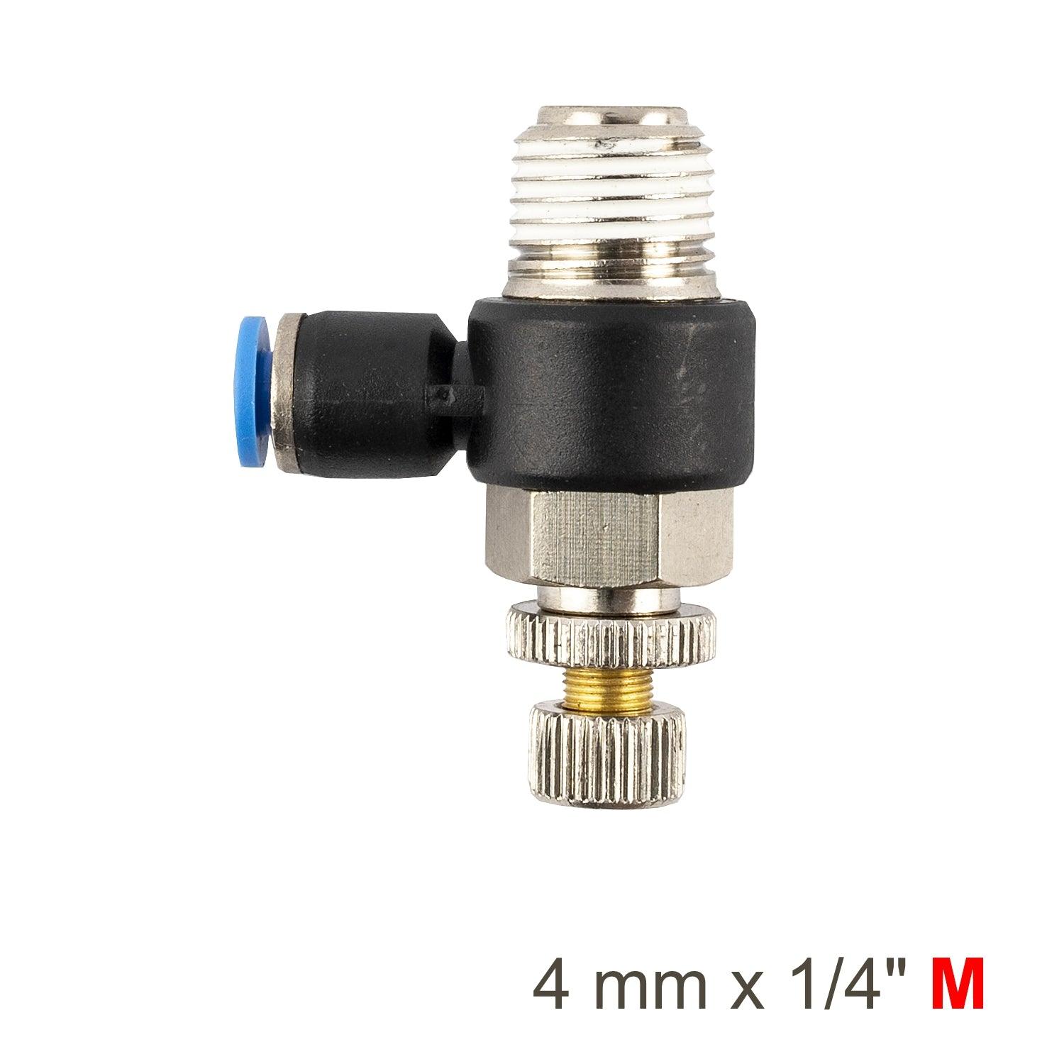 Flow Control Swiv. Elbow Pu 4 Mm X 1/4' M - Livestainable.co.za