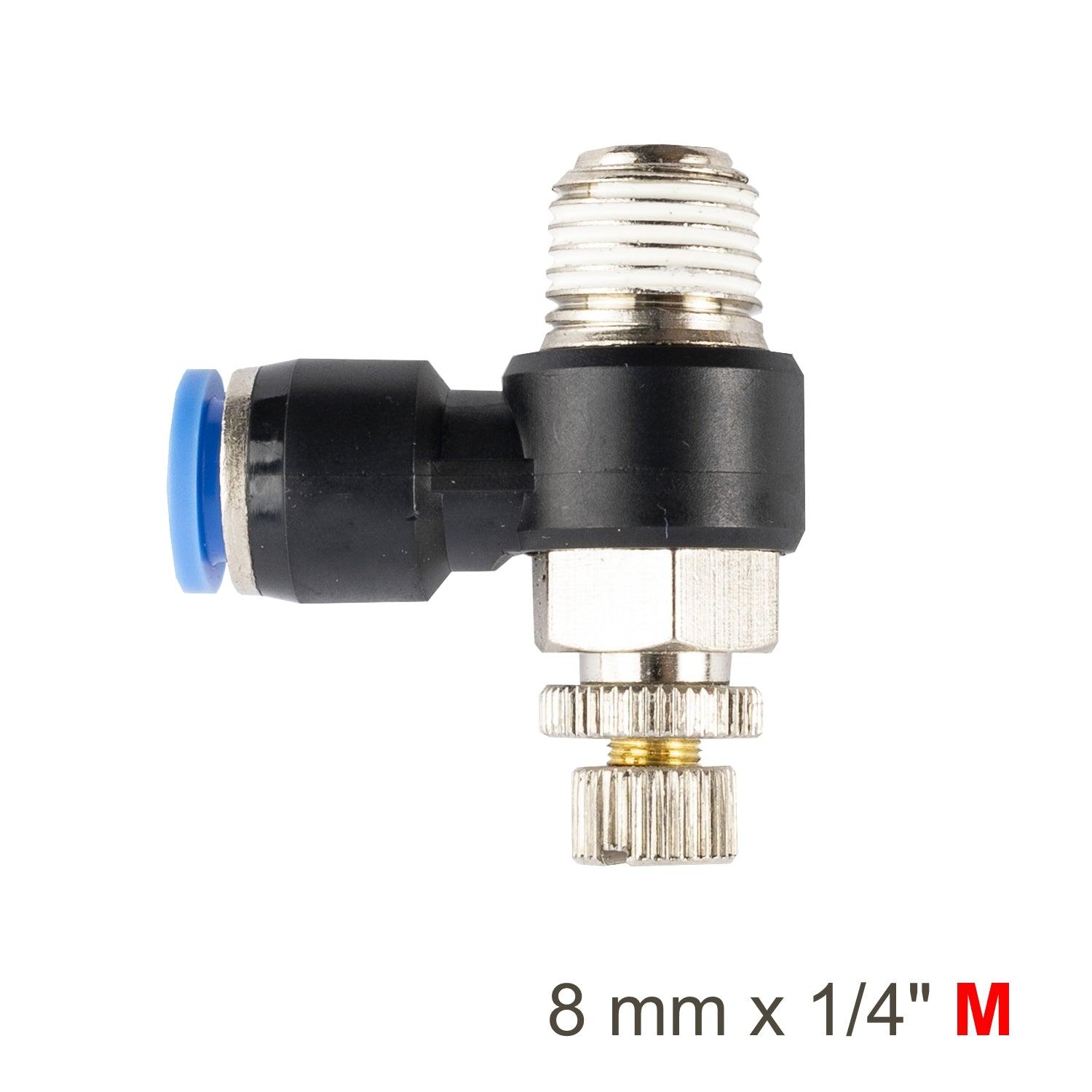 Flow Control Swiv. Elbow Pu 8 Mm X 1/4' M - Livestainable.co.za