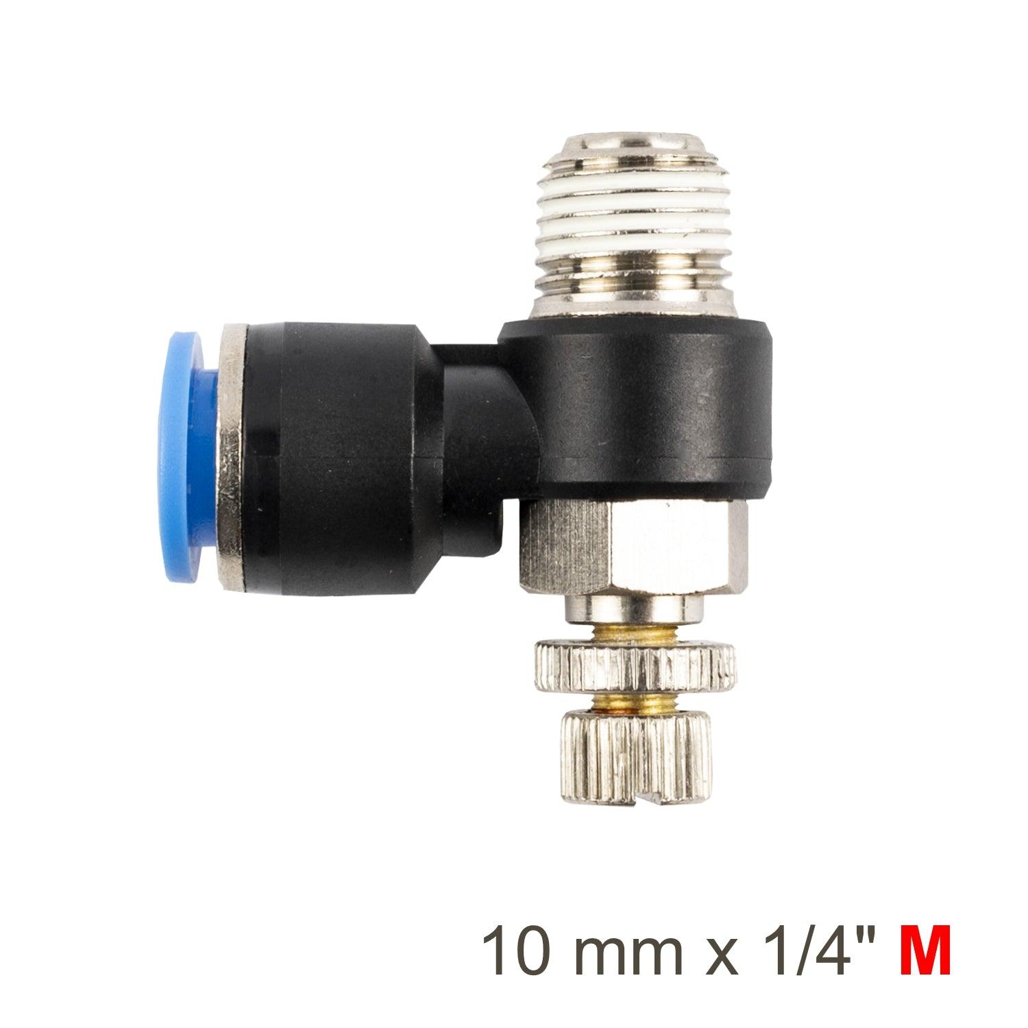 Flow Control Swiv. Elbow Pu 10 Mm X 1/4' M - Livestainable.co.za