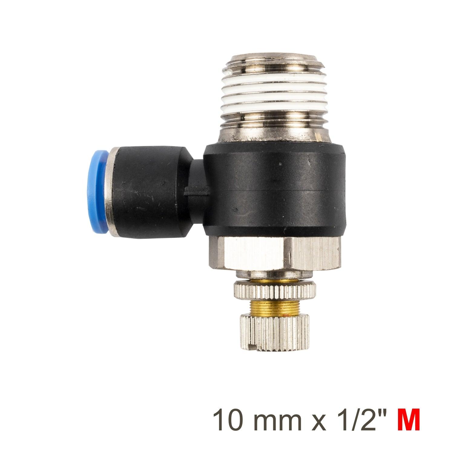 Flow Control Swiv. Elbow Pu 10 Mm X 1/2' M - Livestainable.co.za