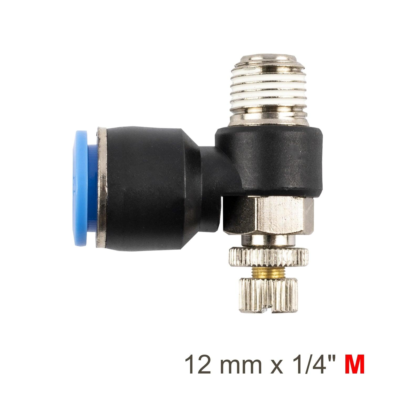 Flow Control Swiv. Elbow Pu 12 Mm X 1/4' M - Livestainable.co.za