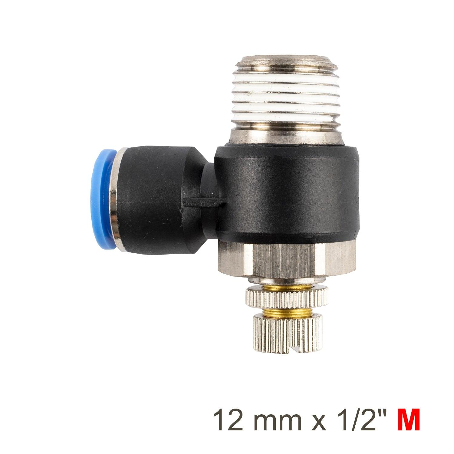 Flow Control Swiv. Elbow Pu 12 Mm X 1/2' M - Livestainable.co.za