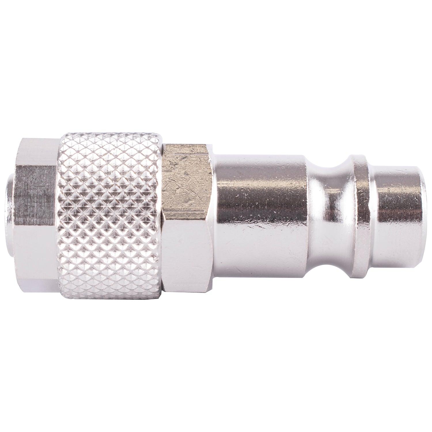 Pu Hose Connector 8 Mm Id X 10 Mm Od Metal German Coupler Insert - Livestainable.co.za
