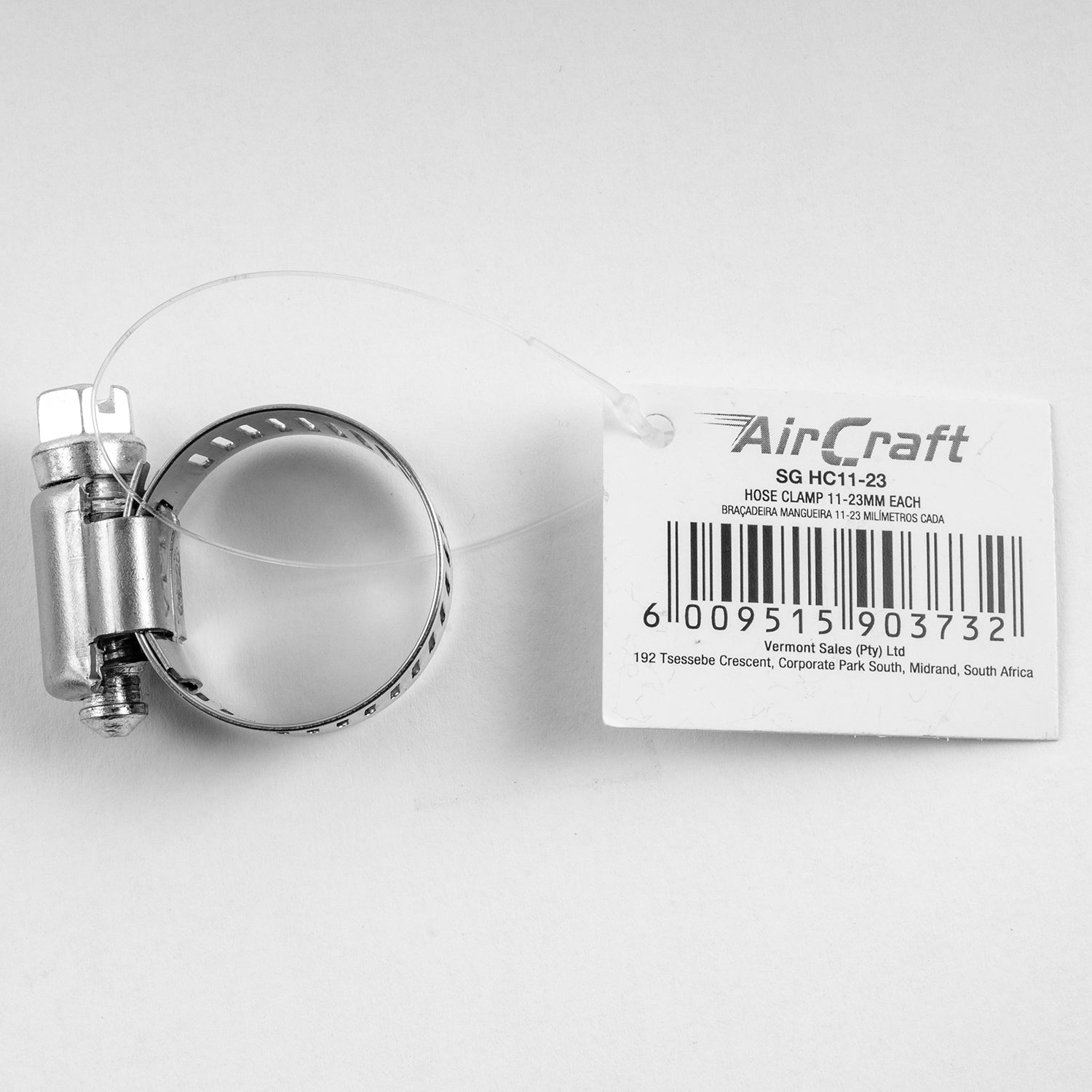 Aircraft Hose Clamp 11 23 Mm Each