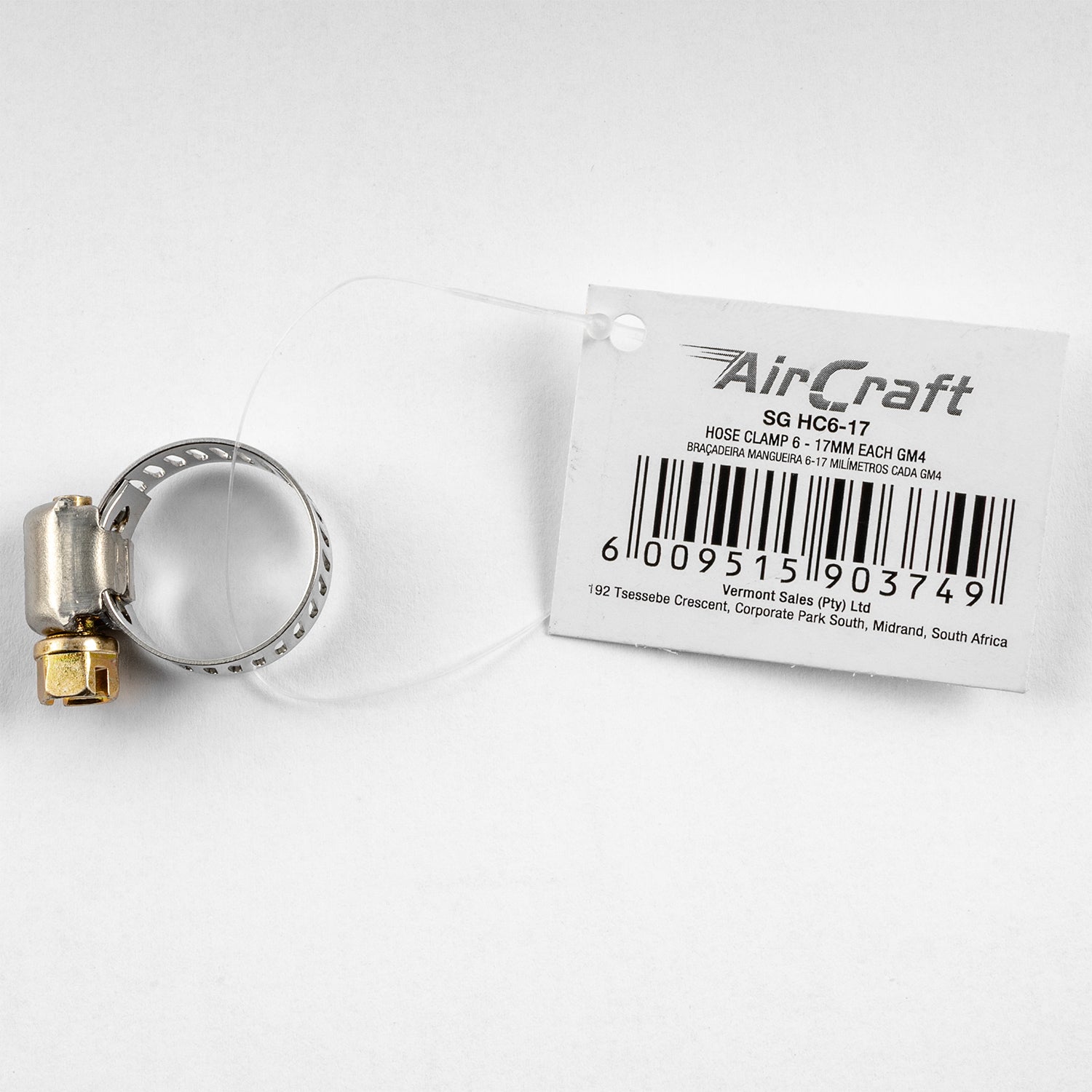 Aircraft Hose Clamp 6 17 Mm Each Gm4