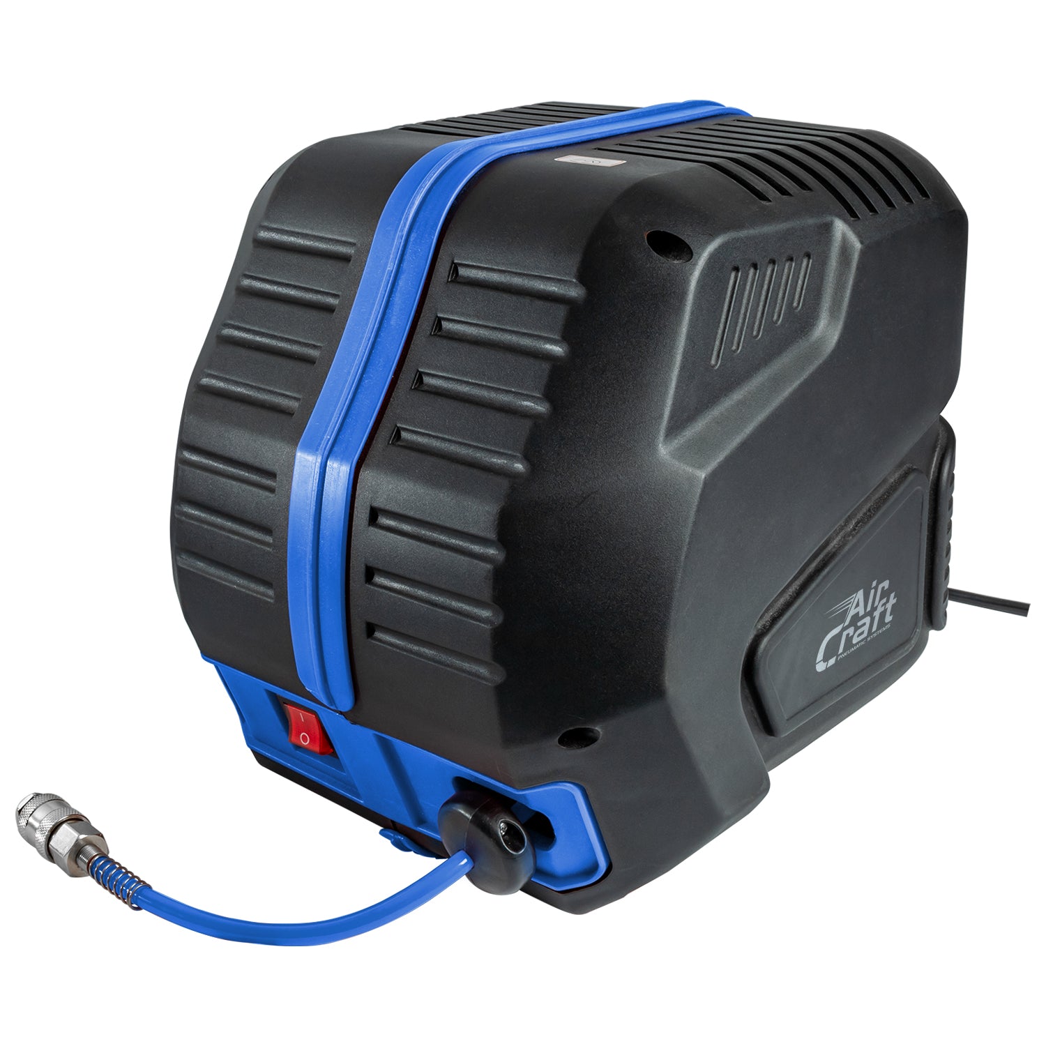 Aircraft Air Compressor 9.5 M Hose Reel 1100 W 220 V 66 L/Min Wall Mount And Acceso