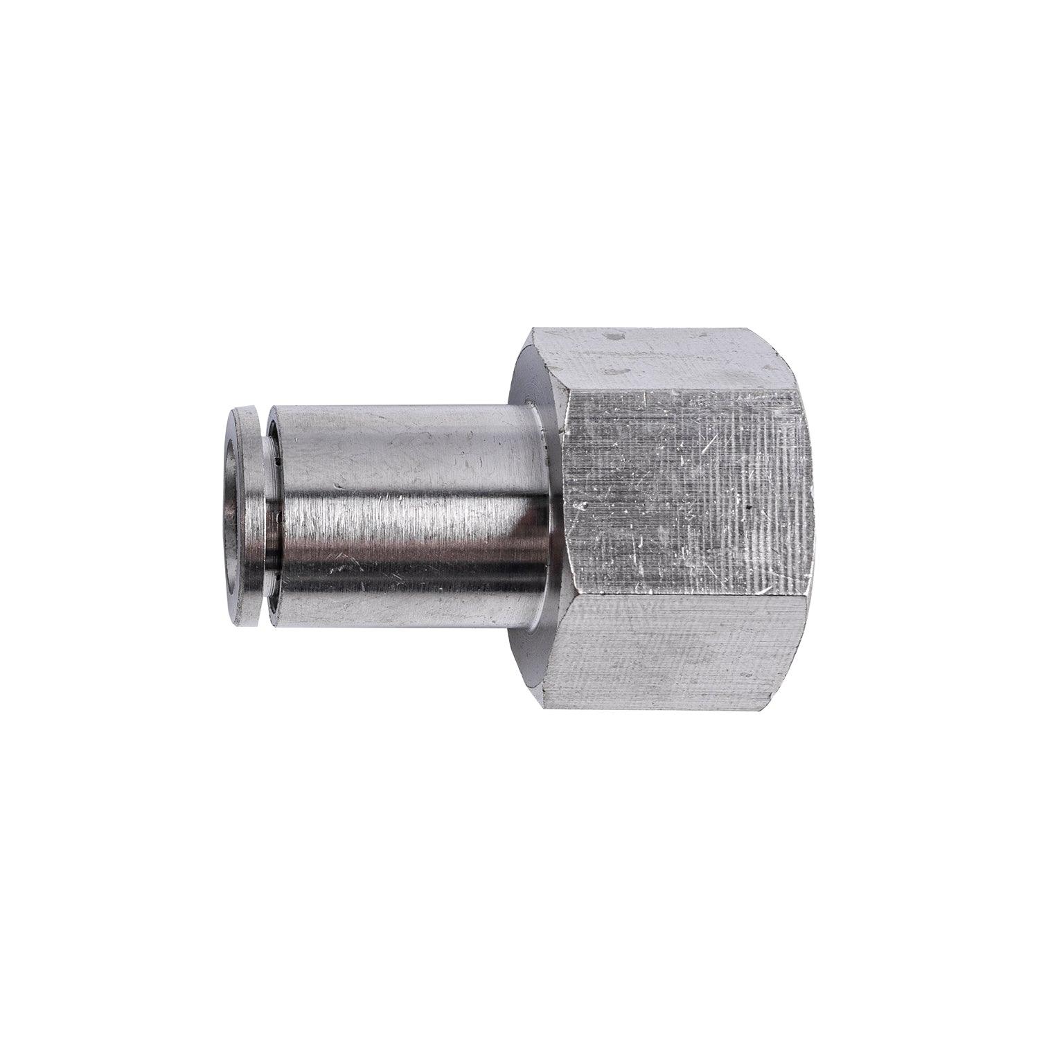 Metal Pu Fitting Straight 10 Mm 1/2' F - Livestainable.co.za
