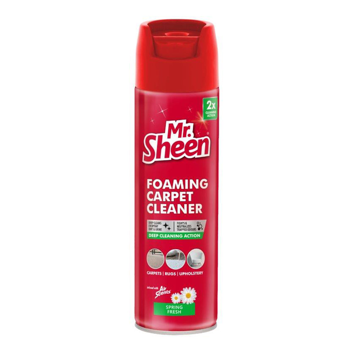 Mr Sheen Carpet Foaming Cleaner Aerosol 500 Ml