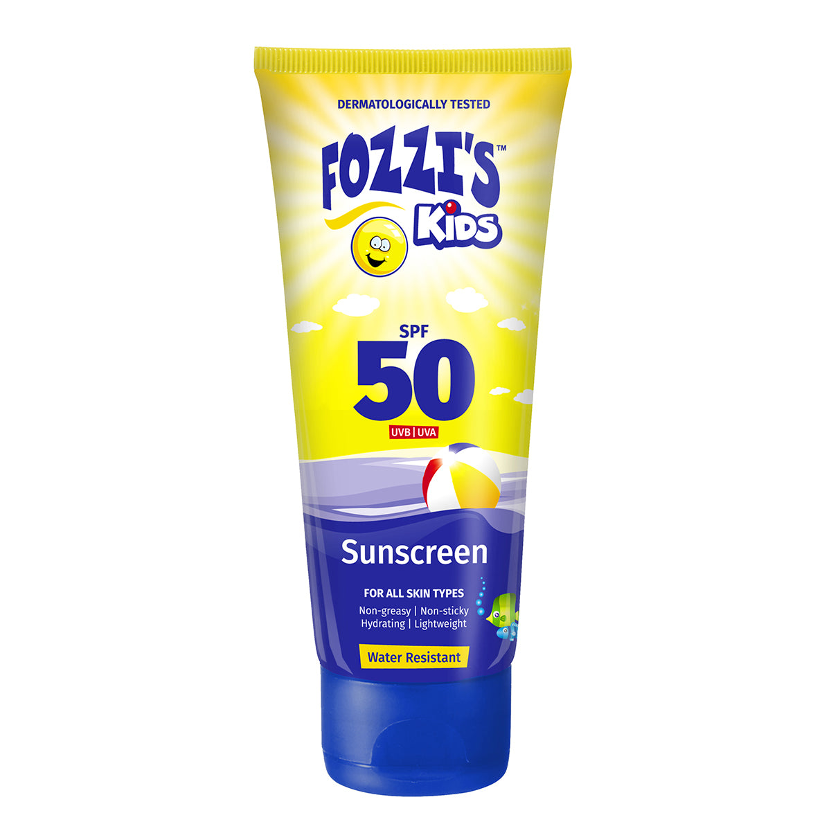 Fozzis Kids Sunscreen Lotion Tube Spf50 150 Ml