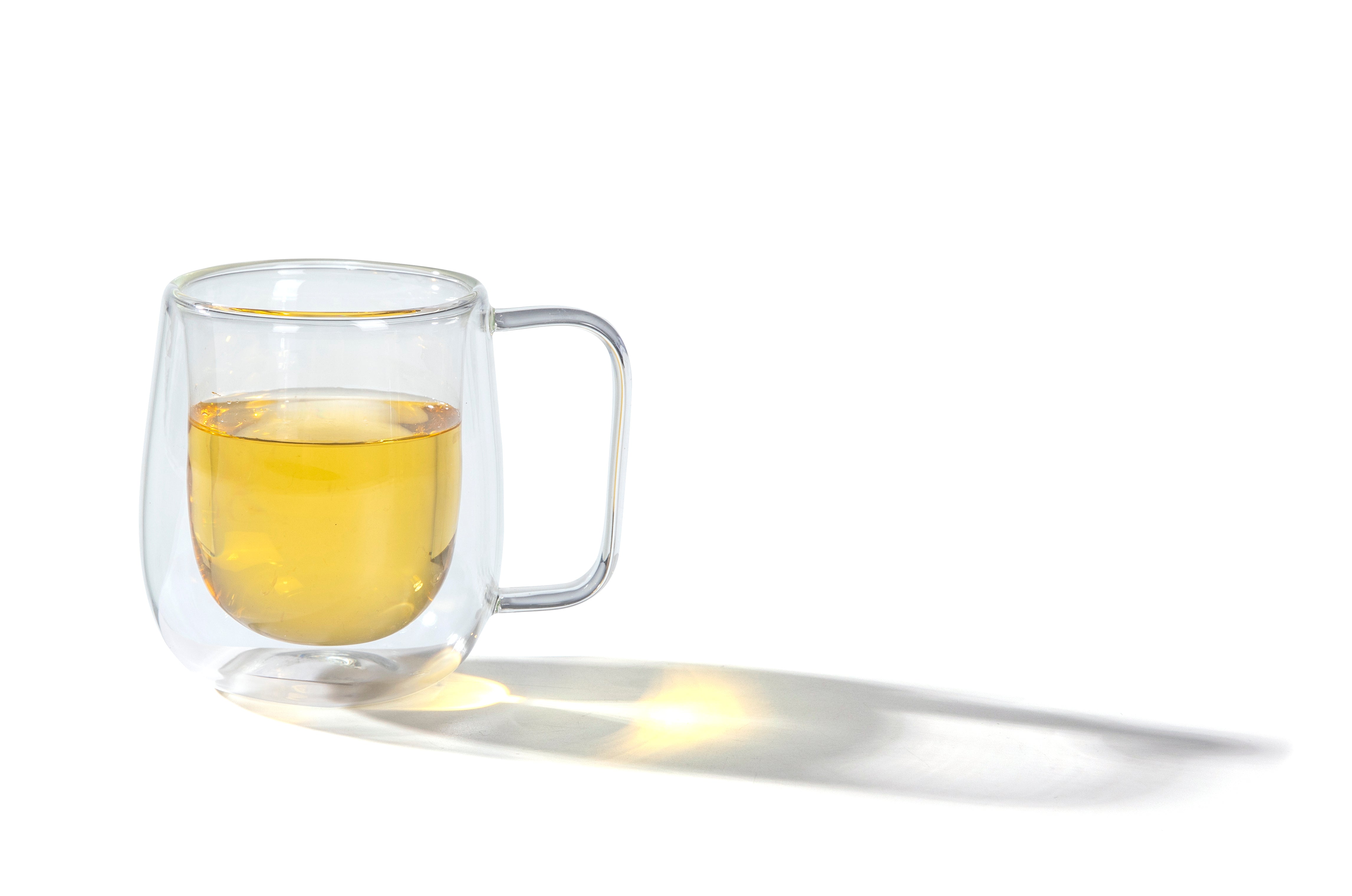 2 X Double Walled Glass 350 Ml