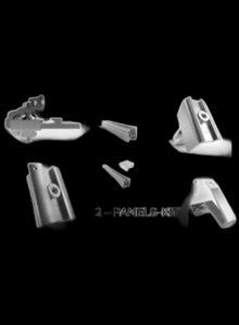 Schletter Eco Pro Tile Roof 2 Panels Long Rail Mounting Kit