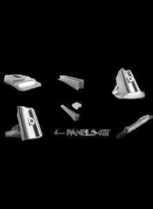 Schletter Pro Hangerbolt Solution For Wood Purlin Roof 4 Panels In Portrait Rail Mounting Kit