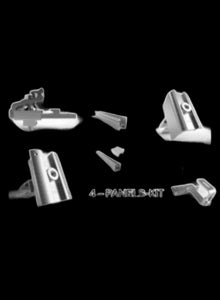 Schletter Pro Tile Roof 4 Panels Long Rail Mounting Kit