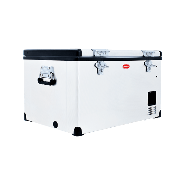 SnoMaster - 65L Low Profile Single Compartment Mobile Fridge & Freezer AC/DC - Stainless Steel