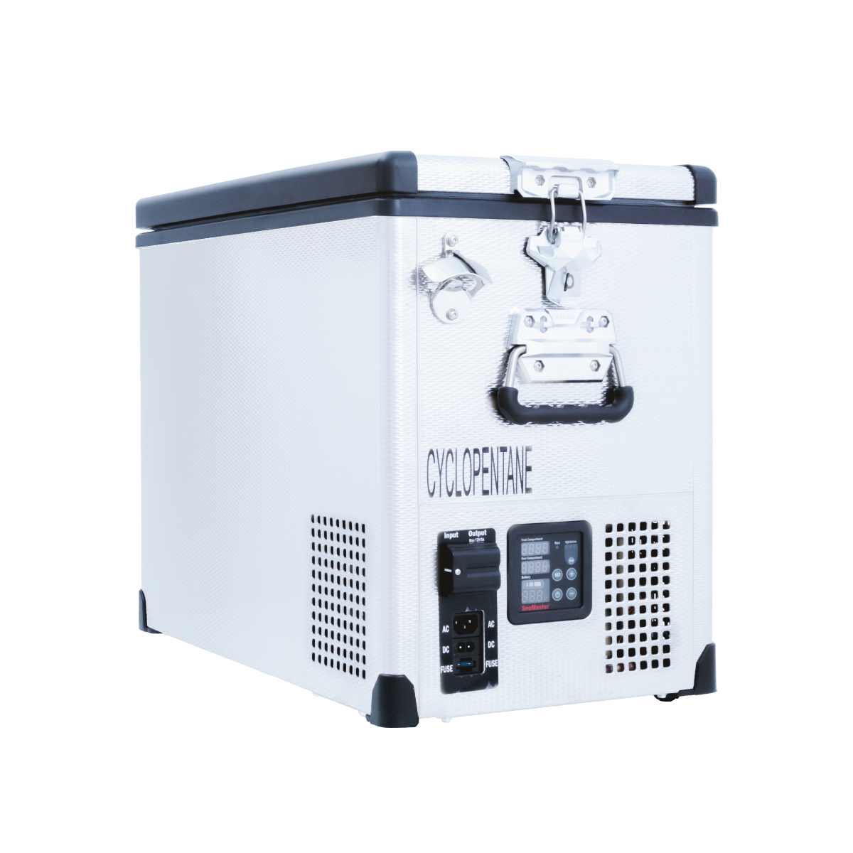 SnoMaster - 42L Single Compartment Portable Fridge/Freezer AC/DC - Stainless Steel (SMDZ-TR42S) - Livestainable.co.za