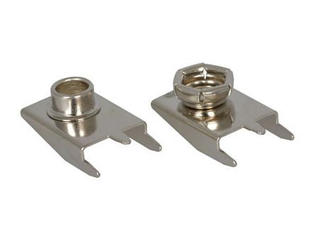 Clip Set For 9 V Battery Pcb Mnt 2/Pcs Snap On