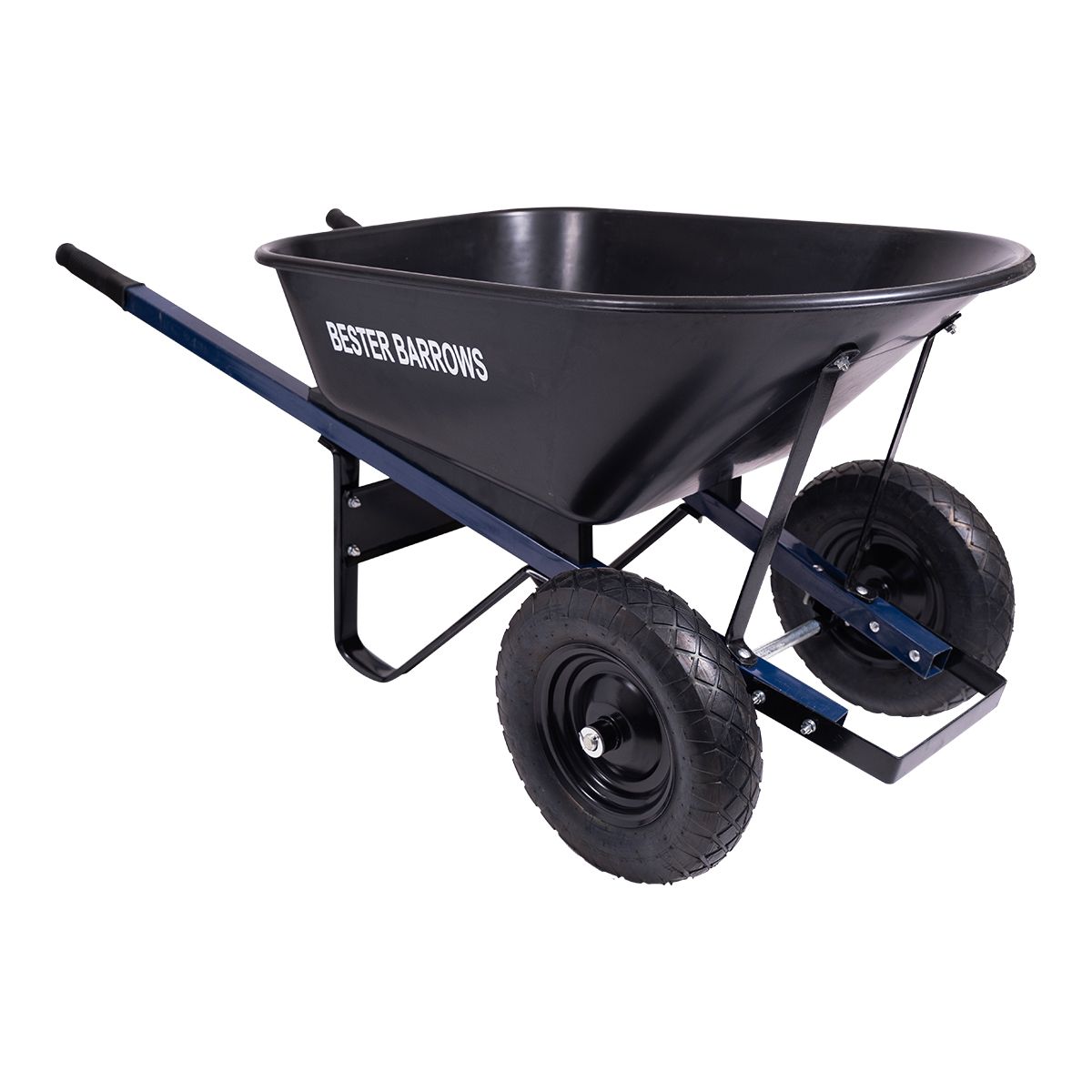 Bester Wheelbarrow Plastic Farmer Heavy Load 130 L