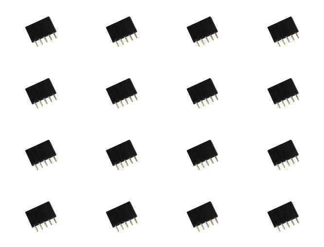 Housed Socket 5 Way Sil Str 2.54mm 500/Box Fhc85 105 Soa1