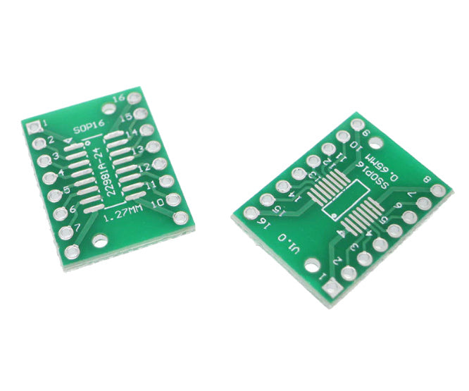 Convertor Board Sop16 / Ssop16 / Tssop16 To Dip Sop16 Adaptor