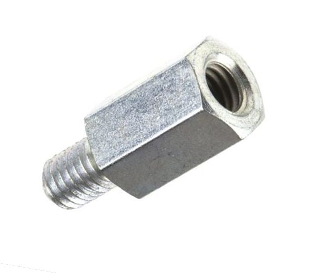 Nickel Metal Spacer Mal Fem M4x18x8mm V6257 F