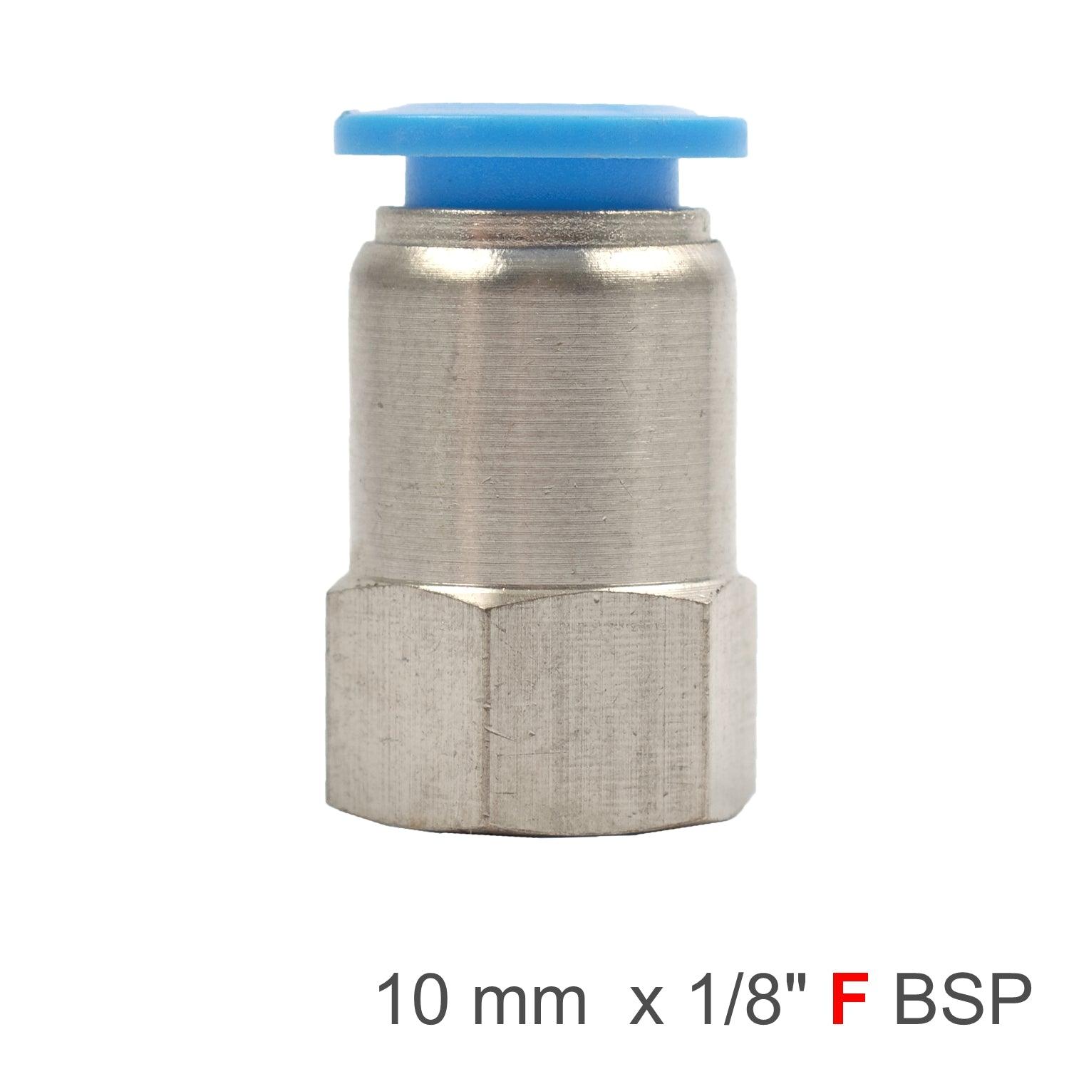 Pu Hose Fitting Straight Stud 10 Mm 1/8 F - Livestainable.co.za