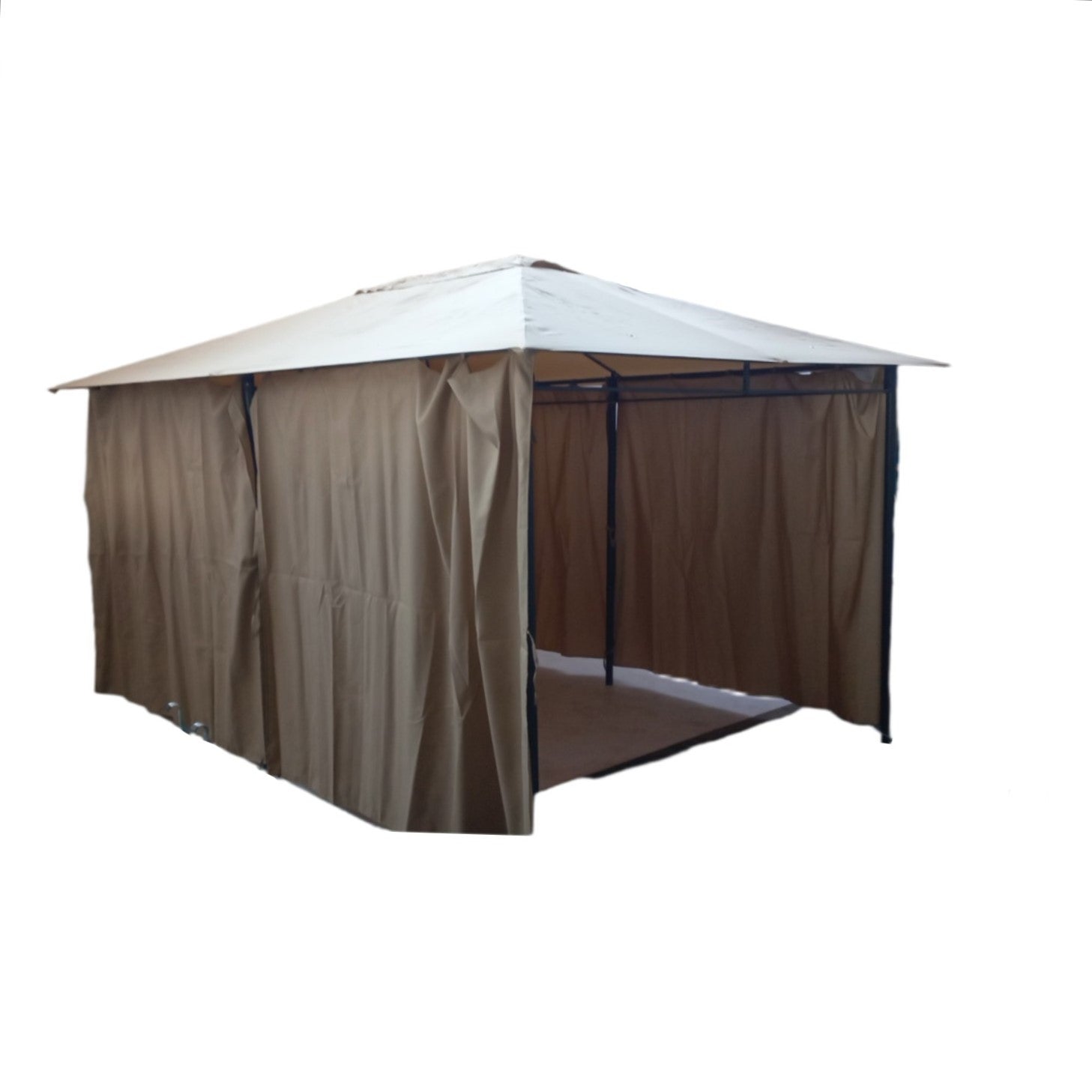 Seagull 3 X4 M Garden Pavillion W/Side Wall Grey