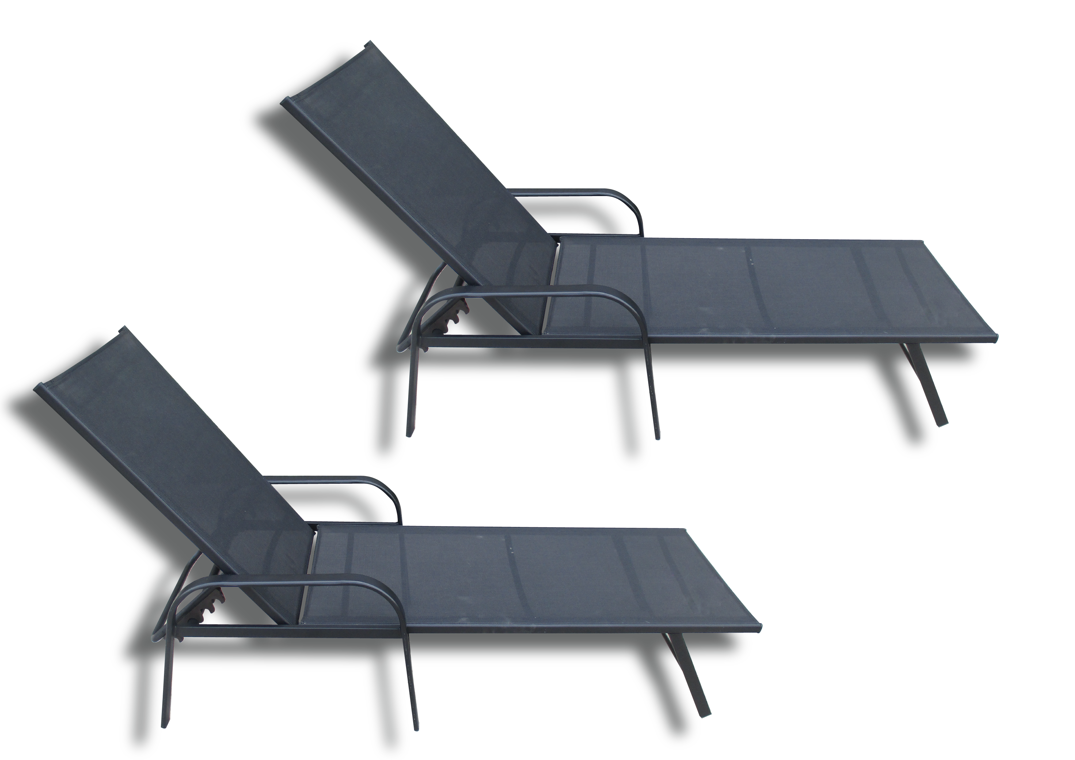 Pool Lounger 194 Cm 2 Pack (Kd Format) - Livestainable.co.za