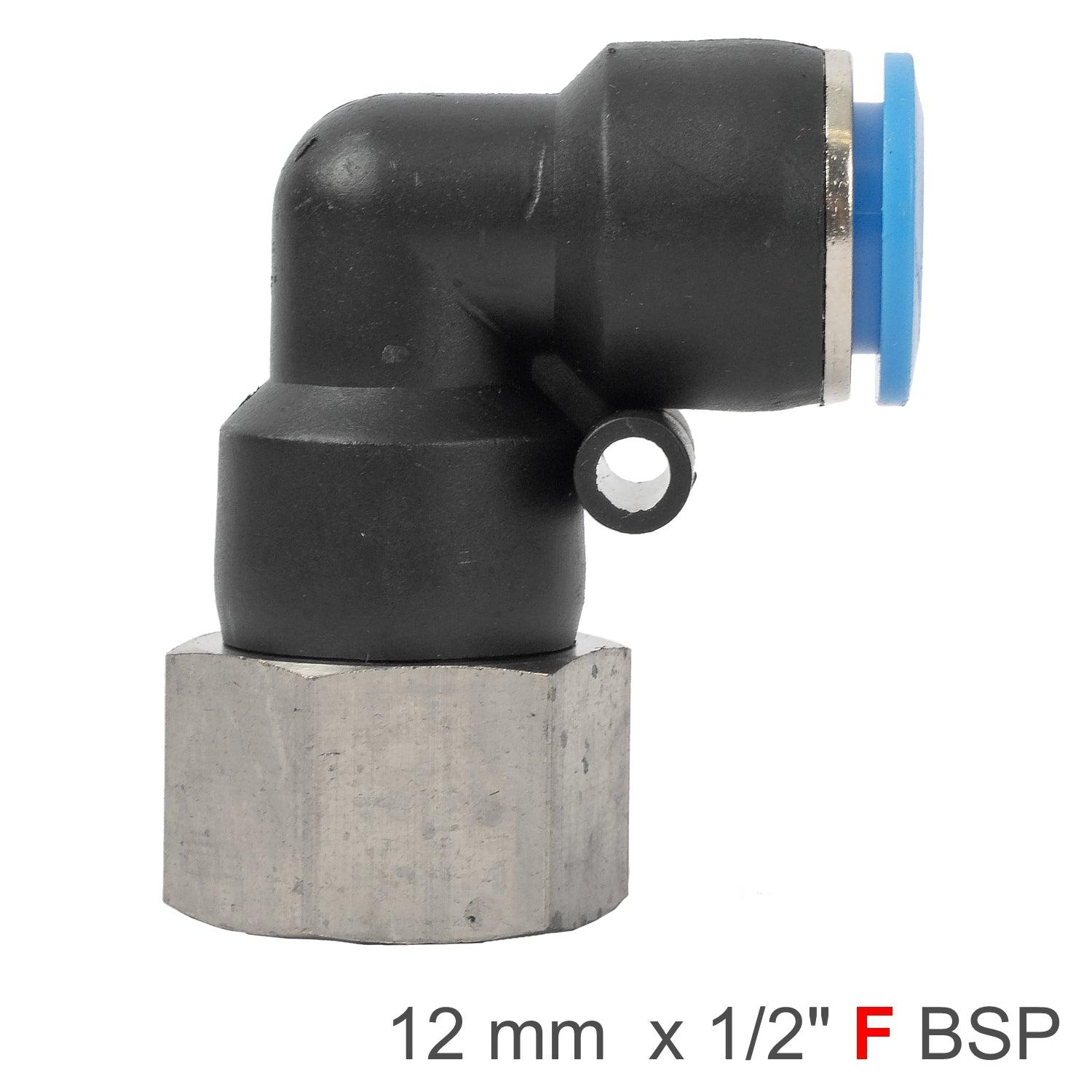 Pu Hose Fitting Elbow 12 Mm 1/2 F - Livestainable.co.za