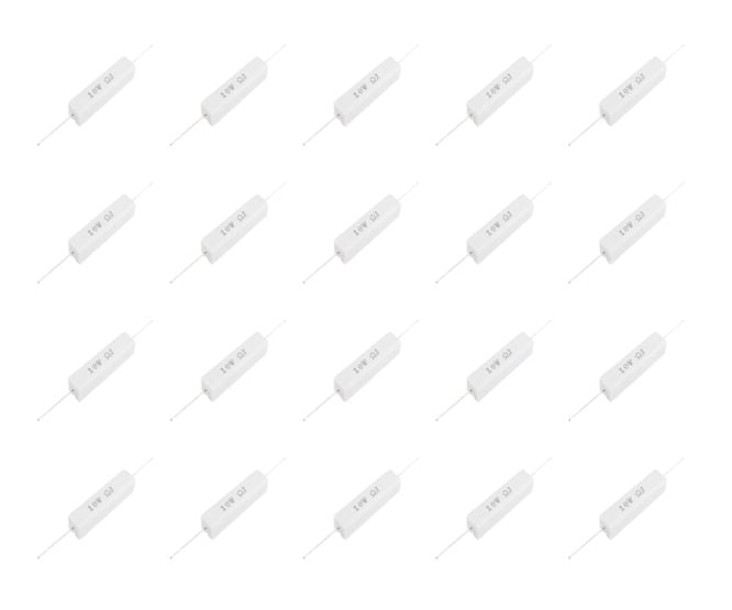 Resistor 10 W Square P/F 27 E 200/Bag Sqp1000 27 E J Bp