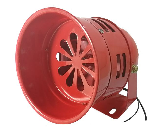 Motorized Siren 220 Vac 100d B 103x160x135 Red Sr Ms290 M
